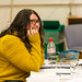 Claire Williamson, Deputy Stage Manager, in rehearsals for The Crucible, Lyceum Theatre