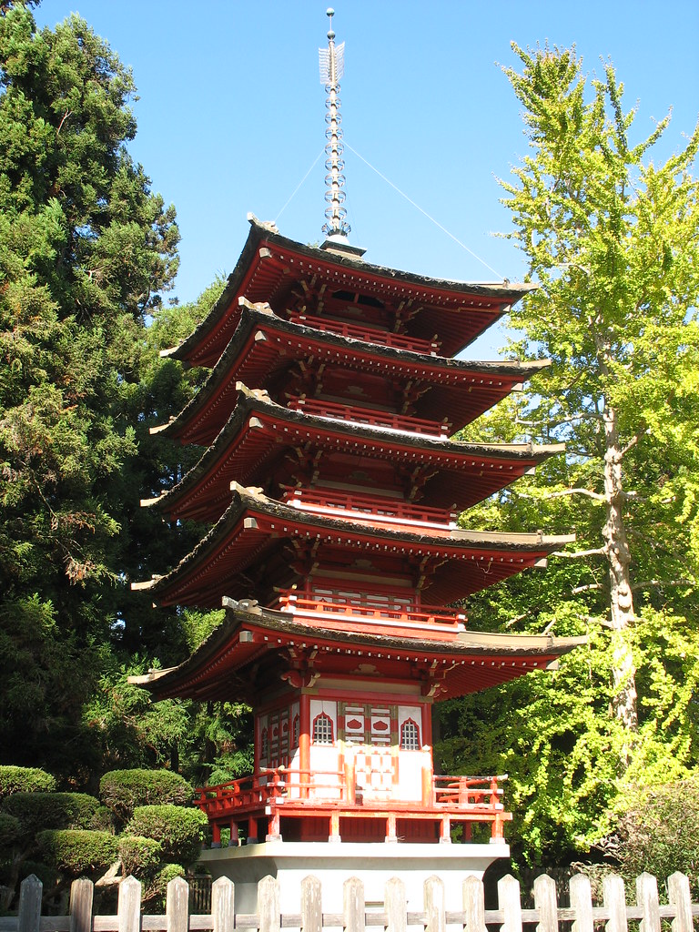 Tall Spire Japanese Tea Gardens Golden Gate Park San Fran Flickr