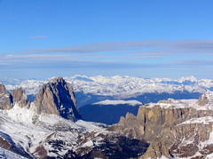 View from the top of the Marmolada