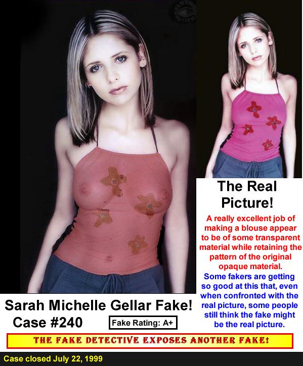 Sarah Gellar Fake