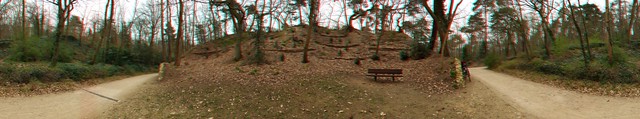 Parc de la Vallée-aux-loups (anaglyph 360°)
