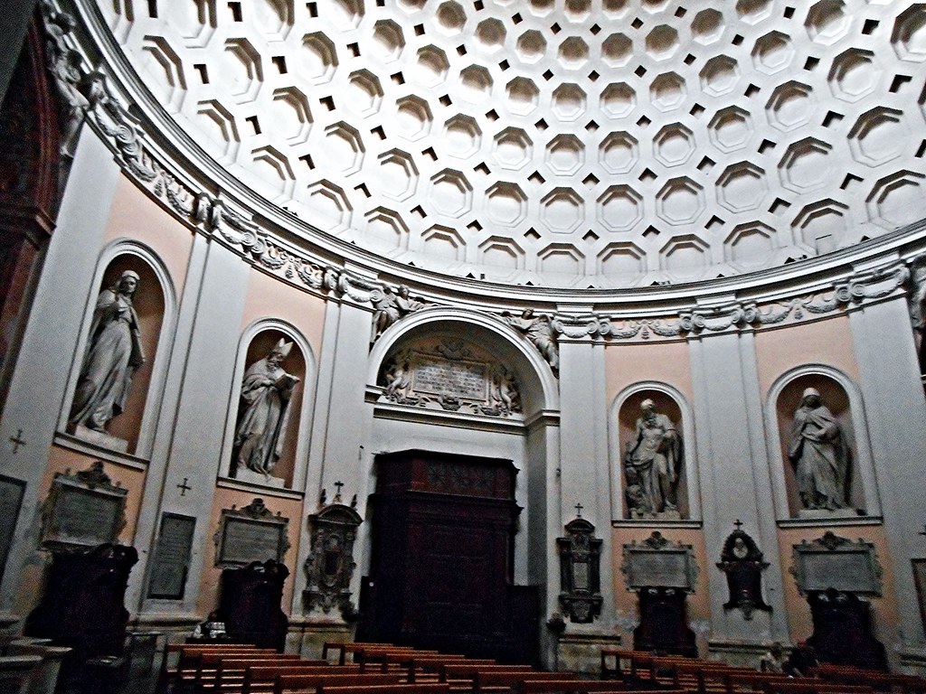 Stucco statues (about 1600) by Camillo Mariani (Vicenza 1567-Rome 1611) - San Bernardo alle Terme Church in Rome