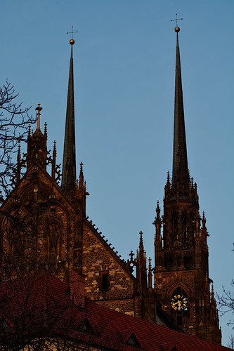 sunset church brno cathedralofstpeterandpaul 702004 d7100 tropmor