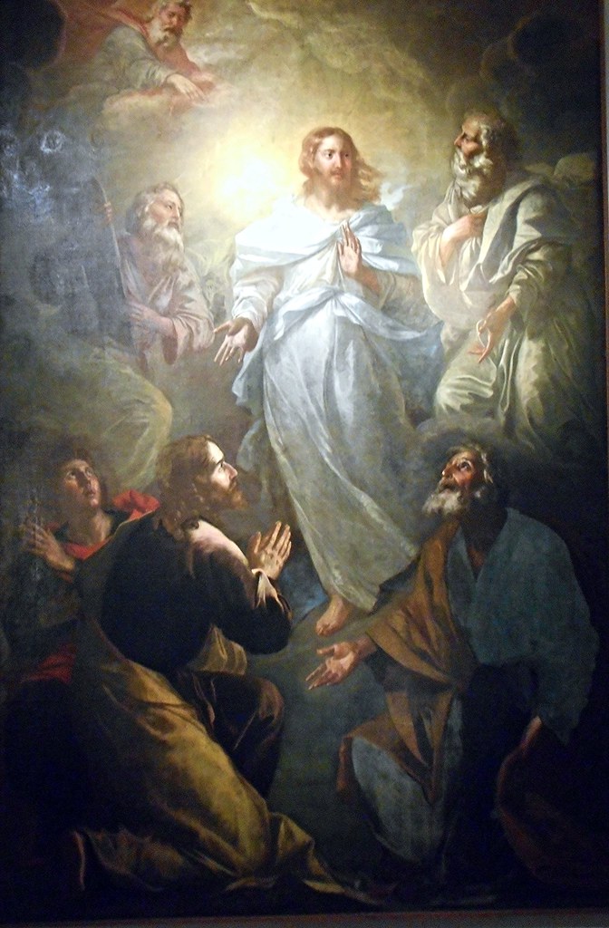 'The Transfiguration of Christ' (1641) by Giovanni Ricca (Naples about 1603-1656?) - Exhibition 'About the 'Saint Catherine' by Giovanni Ricca / Ribera and his disciples in Naples' until June 5, 2016 at Zevallos Museum in Naples