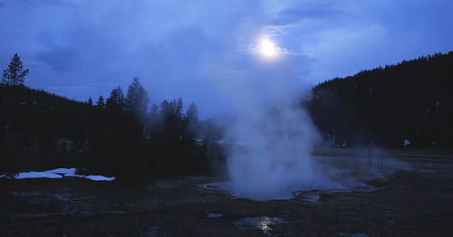 hotspring, moonlit | by jake_thacker