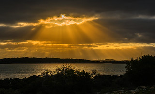 sunrise over yangie bay at coffin bay NP, south australia