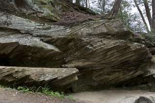 Rock formations at Turkey Run State Park