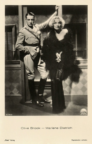 Marlene Dietrich and Clive Brook in Shanghai Express (1932)