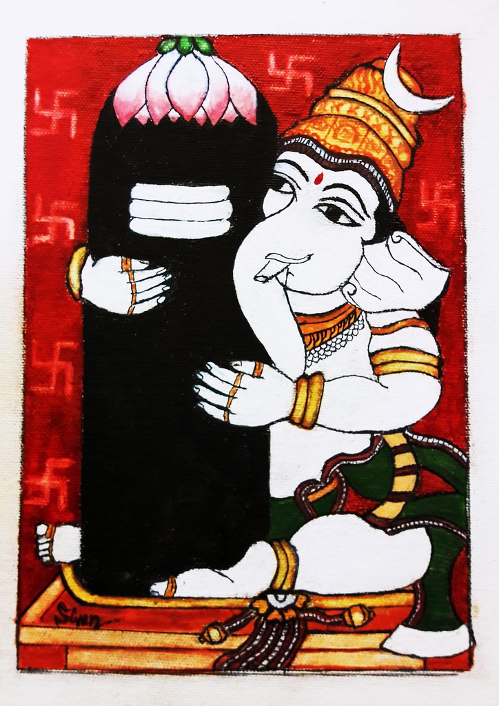 Ganesh in poster colour | SIVA PRASAD | Flickr