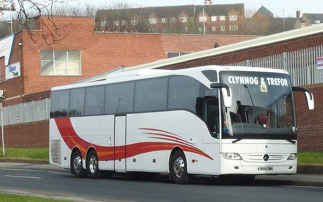 Clynnog & Trefor-BX14 OMA,Mercedes Benz/Tourismo.