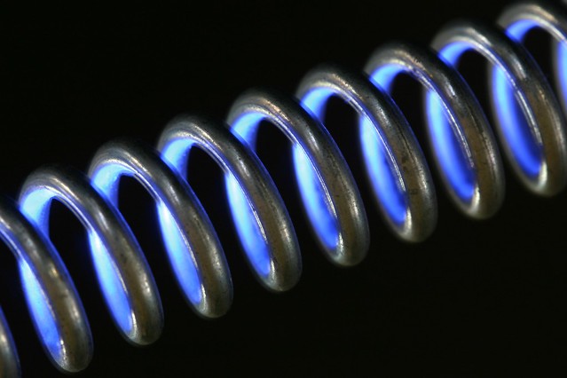 blue coil spring