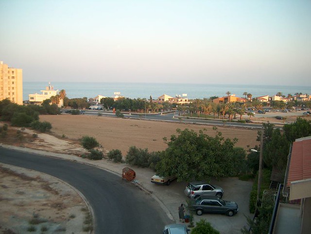 Cyprus - Larnaca view from apartment balcony