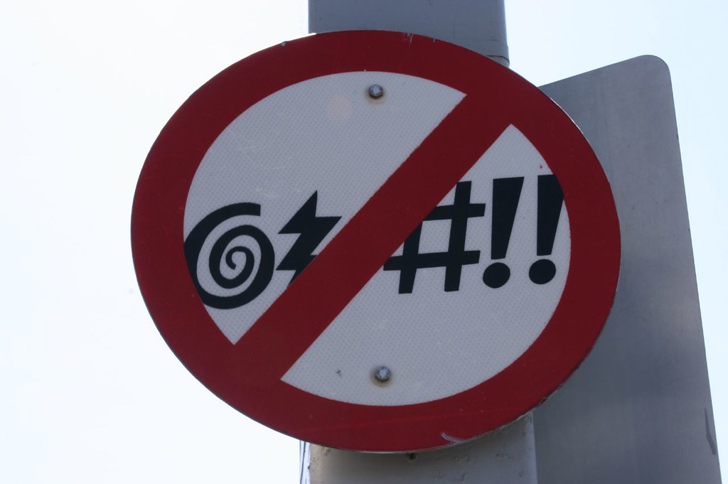 How Very Rude Sign How rude! | One of the signs posted perioically along the Vi… | Flickr