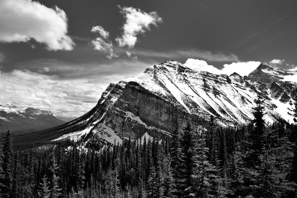 Fairview Mountain and Snowcapped Peaks of the Bow Range (Banff National Park)