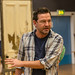 Richard Conlon in rehearsals for The Crucible, Lyceum Theatre