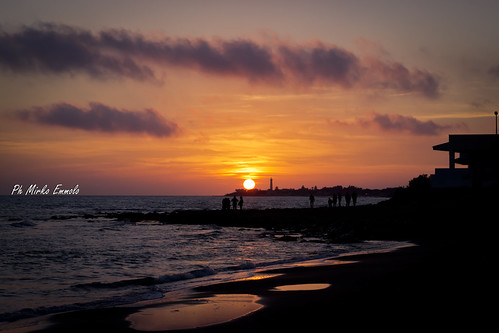 Tramonto by Casuzze beach by PH MirkoEmmolo, world travel sunset red sea summer orange white water rain yellow canon eos photo italia photographe
