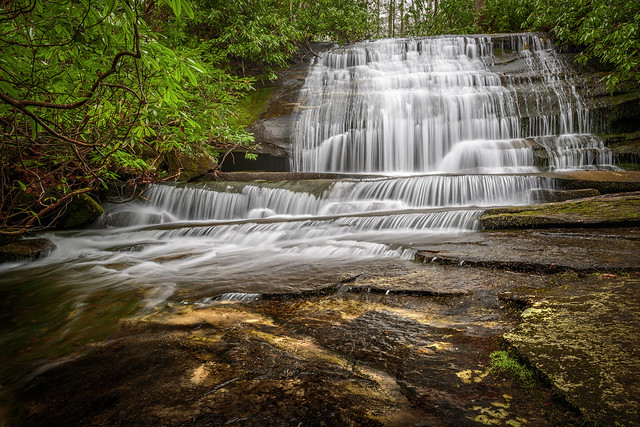 Waterfall on Grogan Creek (Pisgah National Forest)