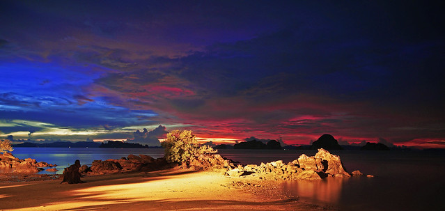 Sunset in Krabi, Southern Thailand