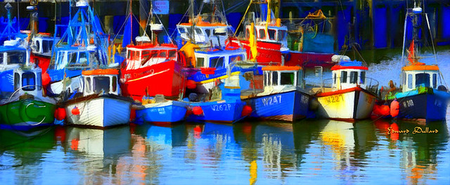 Impressions of Dunmore East harbour.