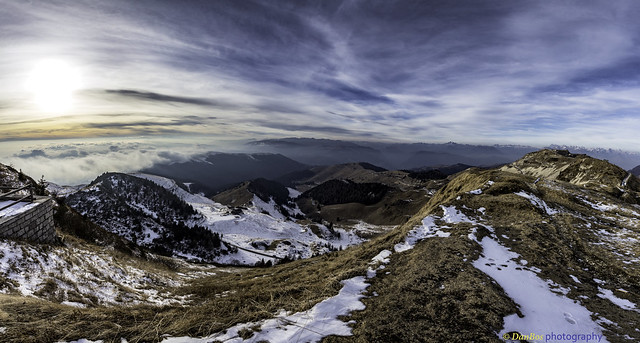 Winter Sunset from the Cima Grappa