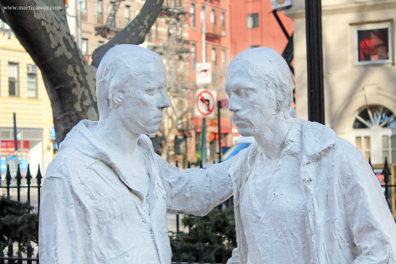 Gay Liberation Monument, New York City. Greenwich Village