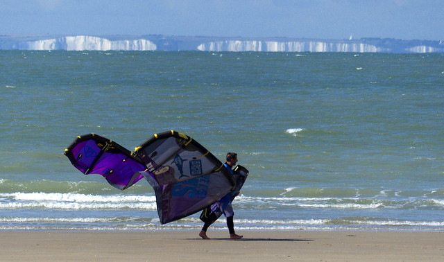 Wissant, kite-surf