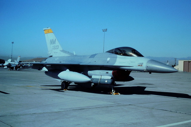 F-16C 88-0503/NM 188FS/150FG New-Mexico ANG. Nellis AFB, Nevada. (During 