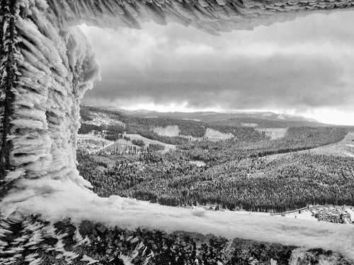 winter snow cold ice contrast outlook badenbaden blackforest outlooktower icecrust badenerhöhe