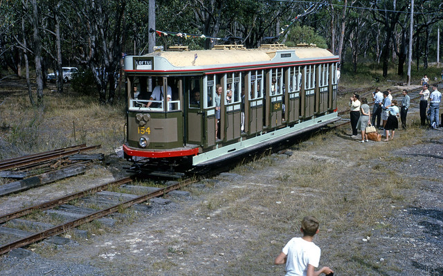 1965 L/p 154 THE FIRST ELECTRIC TRAM AT SYDNEY TRAM MUSEUM