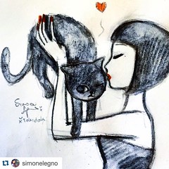 :heart_eyes_cat: #Repost @simonelegno with @repostapp. ・・・ Today 17th of February is #worldcatday (US celebrates on 29th of October as well). This quick sketch is to celebrate our little wonderful co-citizens of this planet.  #internationalcatday #giornat