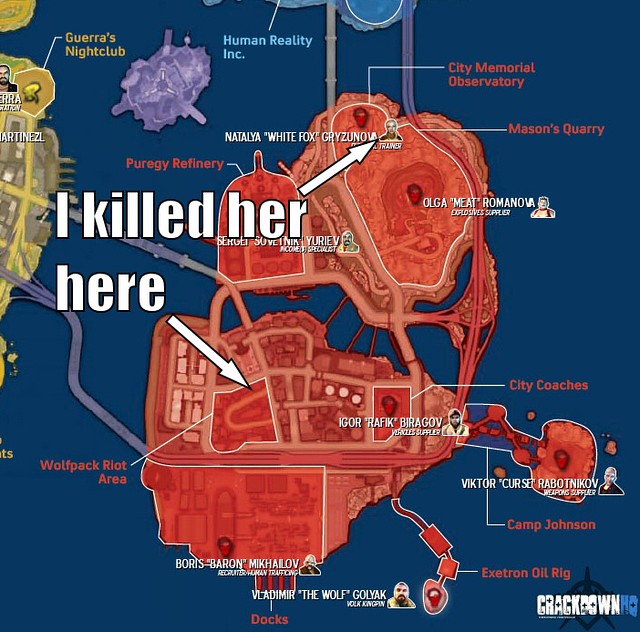 Crackdown Map | I was having a little problem with Crackdown… | Flickr