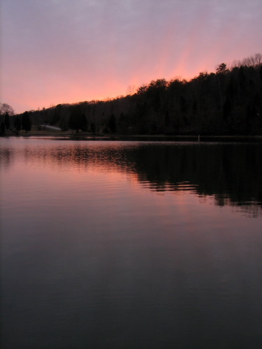 another wonderful sunset by theparadigmshifter, pink sunset lake reflection water purple dusk hill violet shore oakridge theparadigmshifter