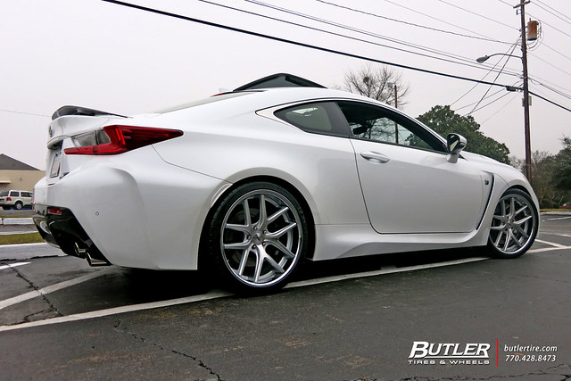 Lexus RCF with 20in TSW Portier Wheels and Michelin Pilot Super Sport Tires