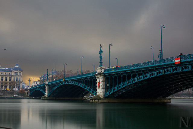 Smooth bridge in Lyon
