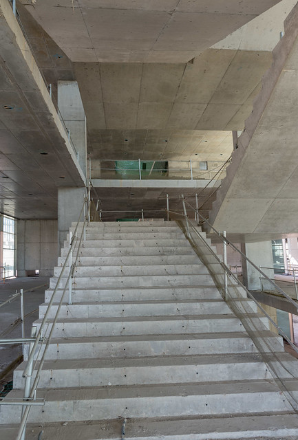 Unfinished south-west stairway (Entrance 1)