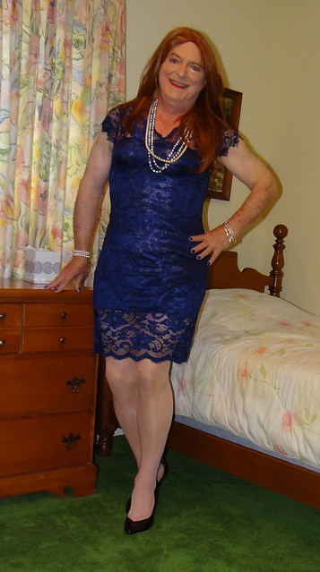 Cindy's blue dress