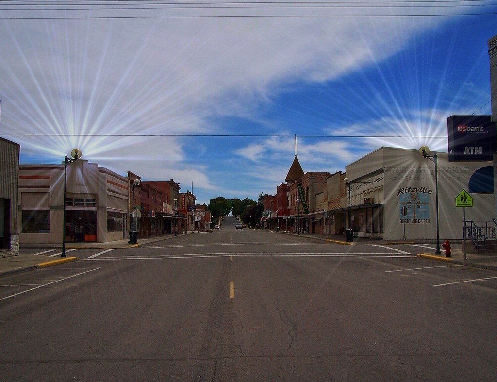 Ritzville Washington  ~ Historic Main Street ~ Small Town America