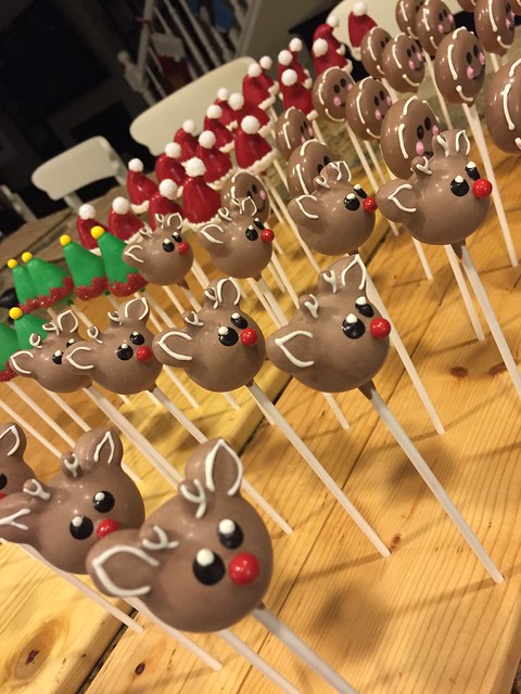 Reindeer cake pops