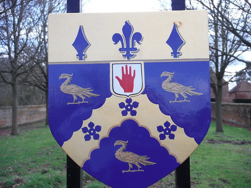 Coat of Arms, Bucklebury House SWC Walk 117 Aldermaston to Woolhampton (via Stanford Dingley)
