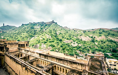 Amber Fort and Palace, Jaipur, Rajasthan (India) - Aug 2015