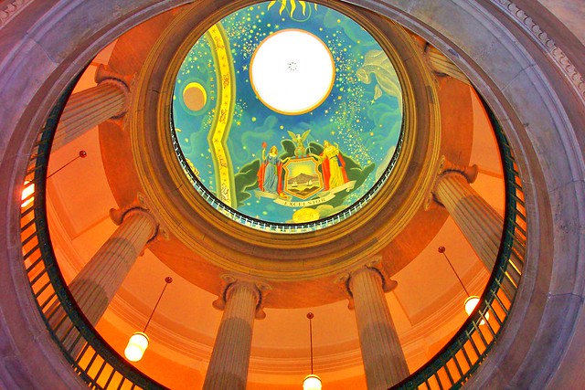 Albany New York ~ New York State Court of Appeals (formly State Hall) ~ Inteior Dome ~  Historic