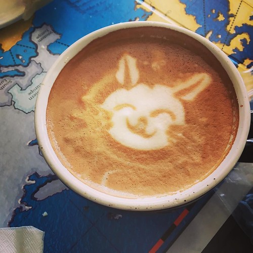 @Staufs_coffee + game of RISK = bunny cappuccino!! | Flickr