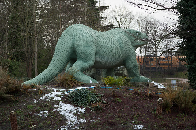 Restored Iguanodon | Crystal Palace Dinosaurs-1