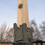 Martial monument in the park of Zharkent (20151212_101219 1PS)