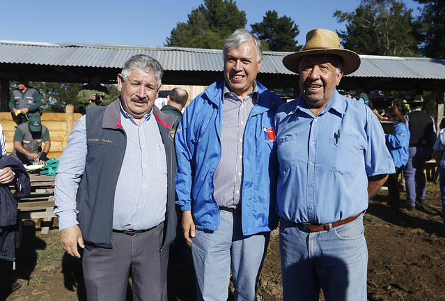 Visita a pequeño agricultor beneficiado con el Programa de Trazabilidad Pecuaria
