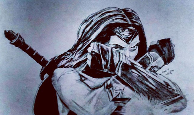 Gal gadot Wonder Woman Drawing