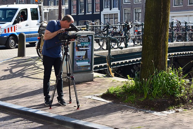 Man At Work - Singel Amsterdam