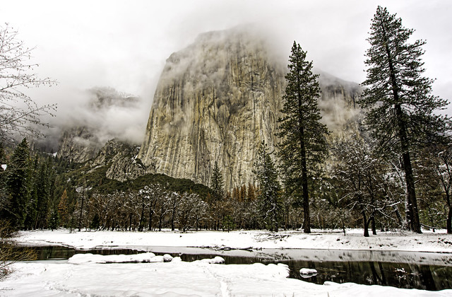 El Capitan in the Clouds