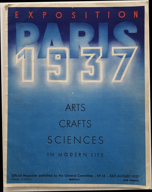 Exposition Paris 1937 Official Magazine Jul-Aug (English)