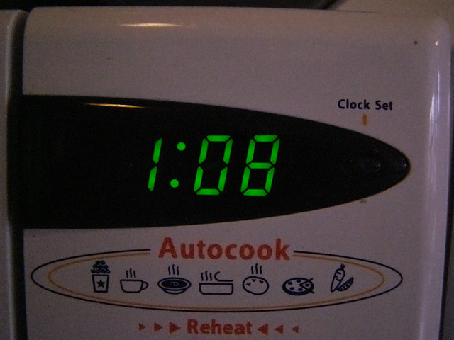 108 | Digital clock on the microwave. Tenuous Link: microwav… | Flickr